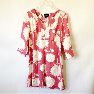 Boden Linen Mini Dress Tunic Sz 12